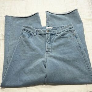 Good American Light Blue Flare Jeans